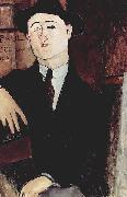 Amedeo Modigliani Portrat des Paul Guillaume oil painting artist